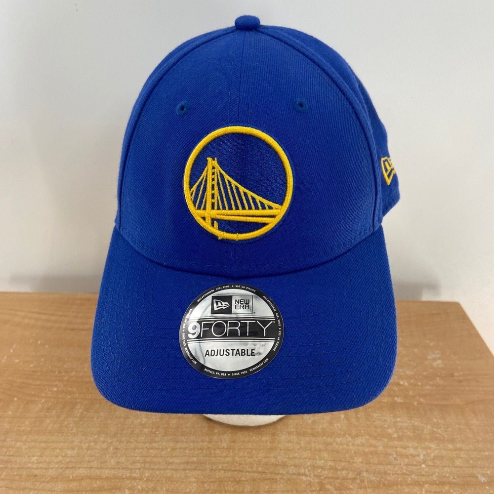 New Era 9FORTY Golden State Warriors NBA Adjustable Hat Blue Baseball Cap Mens